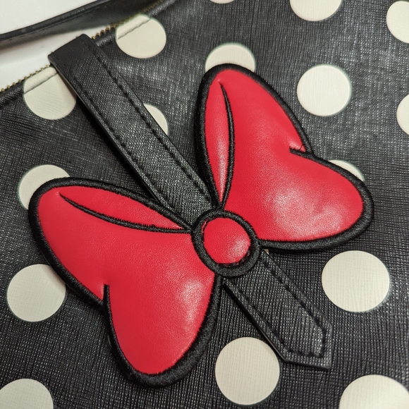 Authentic Disney Parks Minnie Mouse Purse with Bow Tie and Polka Dots - Picture 12 of 14